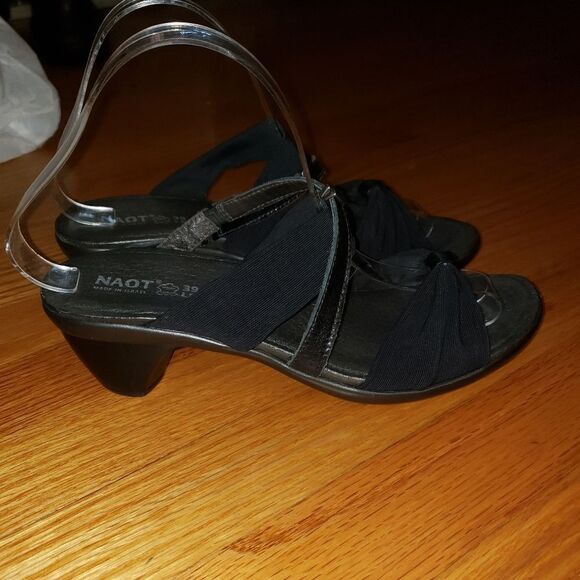 Naot Black Slip-On Sandals - Picture 2 of 7